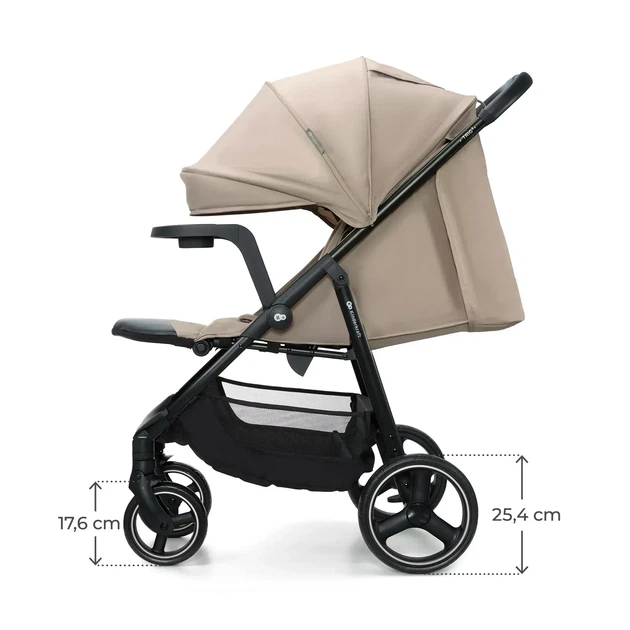 Прогулянкова коляска Kinderkraft Trig 3 Tray Beige (KSTRIG03BEG000T) - зображення 5