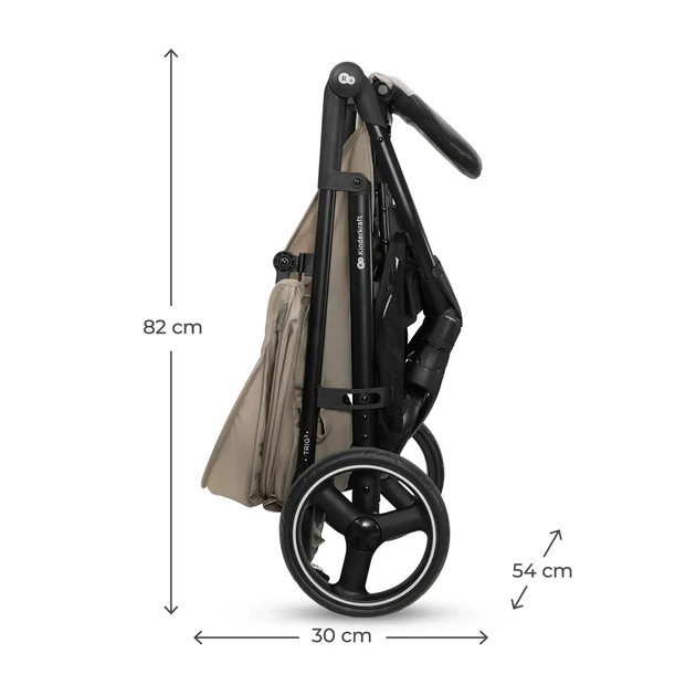 Прогулянкова коляска Kinderkraft Trig 3 Tray Beige (KSTRIG03BEG000T) - зображення 11