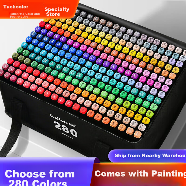 Маркери Touchcolor спиртові для скетчингу, 168 кольорів - зображення 4