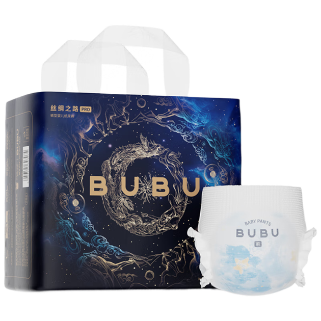 Підгузки BUBU Silk Road PRO Pull-Up Pants XXXL, подовжені, з високим поглинанням, дихаючі, для нічного використання - Фото 1 Підгузки BUBU Silk Road PRO Pull-Up Pants XXXL, подовжені, з високим поглинанням, дихаючі, для нічного використання - зображення 1