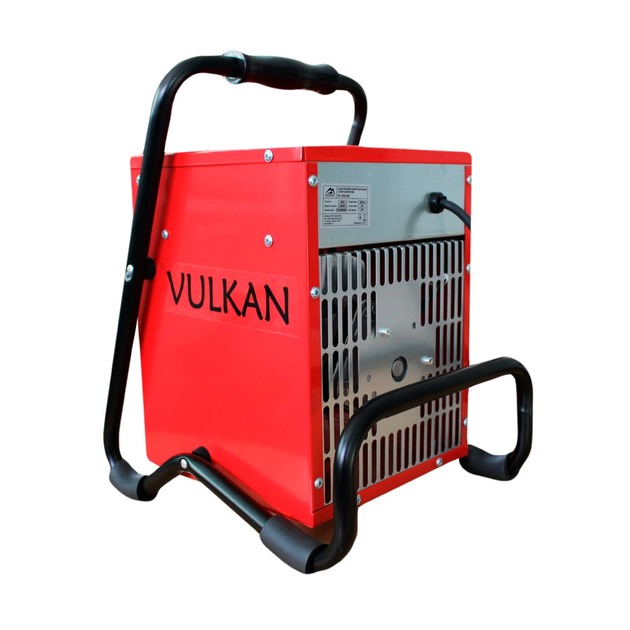 Мощный электрический тепловентилятор Vulkan SL-TSE-20C: 2000 Вт, 20 кв.м (366796) SDRT_5366796 - изображение 2