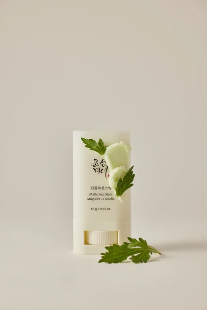 Сонцезахисний стік для обличчя BEAUTY OF JOSEON Matte Sun Stick Mugwort + Camelia SPF50+ PA++++ 18 г — матуючий сонцезахисний стік - изображение 7