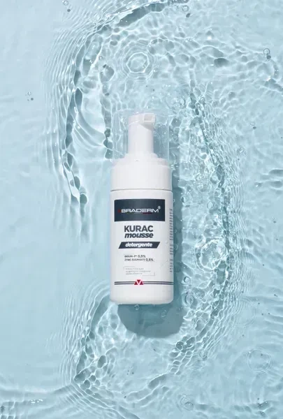 Деликатная пенка для умывания BRADERM Kurac Mousse, 100 мл 00-00000384 - изображение 4