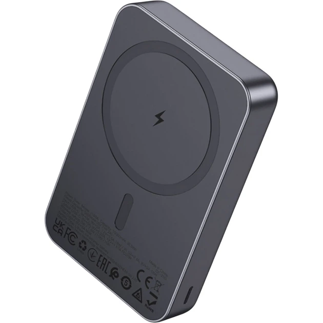 Павербанк Hoco J160A Original PD20W magnetic power bank 10000mAh metal gray - зображення 2