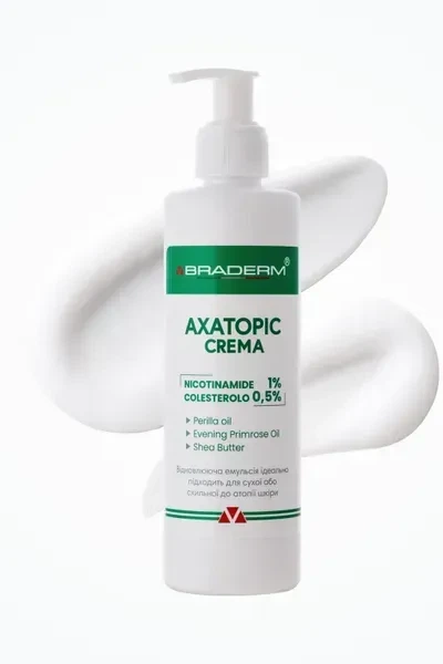 Увлажняющая эмульсия BRADERM Axatopic Cream, 250 мл 00-00000427 - Фото 1 Увлажняющая эмульсия BRADERM Axatopic Cream, 250 мл 00-00000427 - изображение 1
