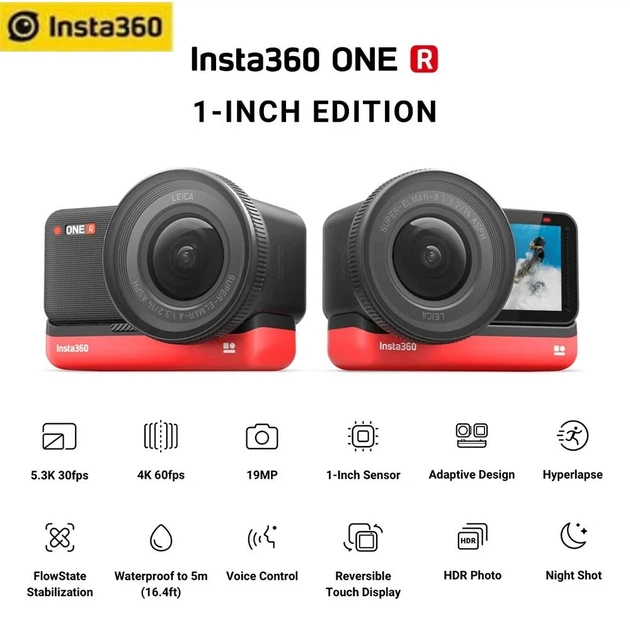 Модульная екшн-камера Insta360 ONE RS 1-Inch Edition co-engineered - Фото 7 Модульная екшн-камера Insta360 ONE RS 1-Inch Edition co-engineered - изображение 7