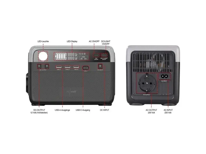 Зарядна станція Revolt Solar-Generator 230Wh (ZX-3735-675) - зображення 2
