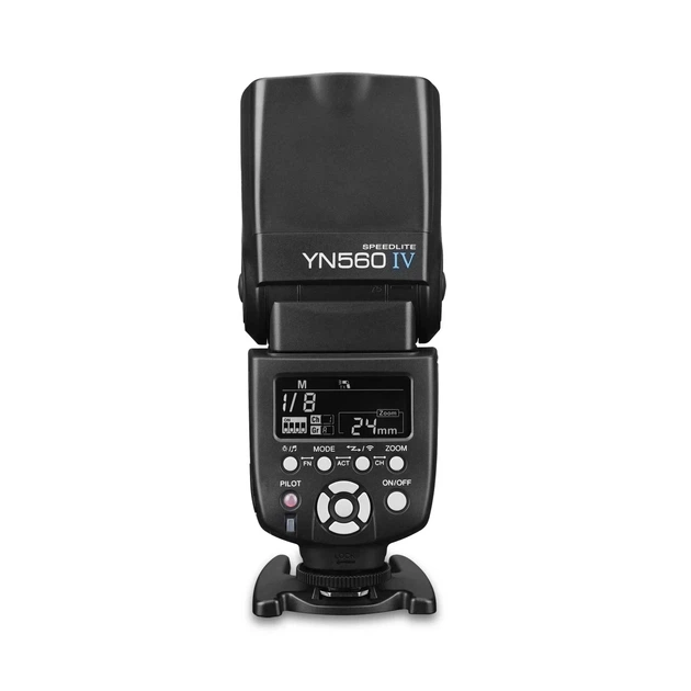 Беспроводная вспышка YongNuo YN560 IV GN58 2.4G Speedlite для камер Canon, Nikon, Sony, Fujifilm, Panasonic, Pentax, Olympus - изображение 2