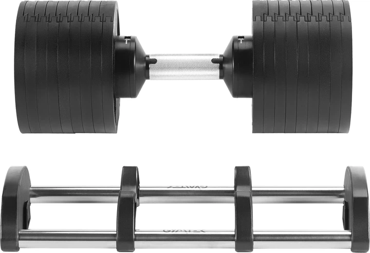 Гантель регульована Gymtek G-42790 2-32 кг Чорна (5905884427903) - зображення 3