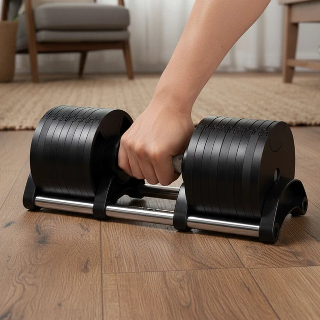 Гантель регульована Gymtek G-42790 2-32 кг Чорна (5905884427903) - зображення 13