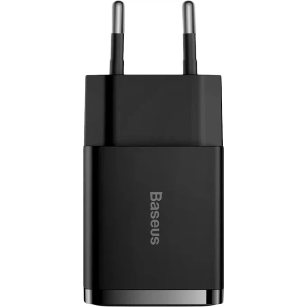 Мережевий зарядний пристрій Baseus Compact Charger 2U 10.5W EU Black - зображення 6