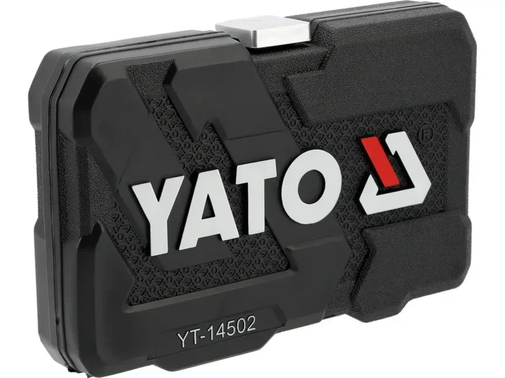 Набор торцевых головок и бит YATO квадрат 1/4" с инструментами 68 предметов YT-14502 - изображение 5