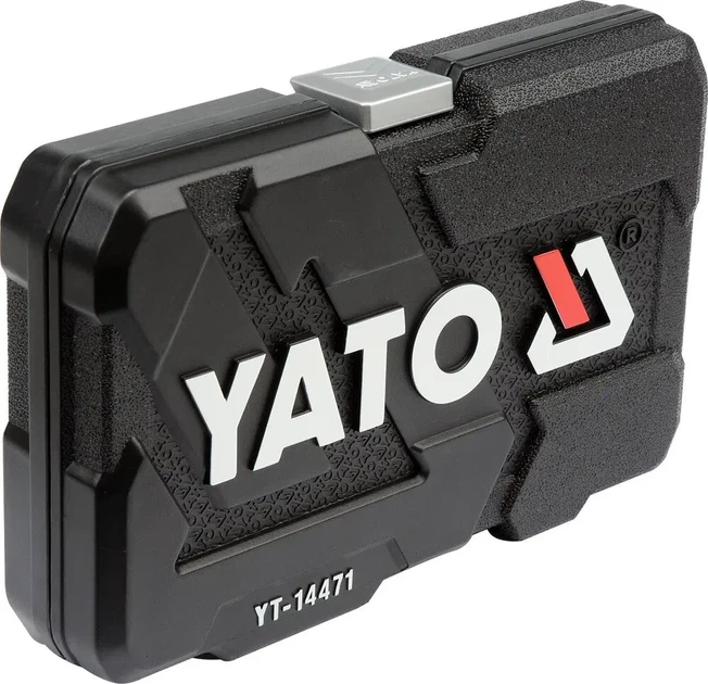 Набір торцевих головок YATO квадрат 1/4" 4-13 мм з інструментами 38 предметів YT-14471 - зображення 3