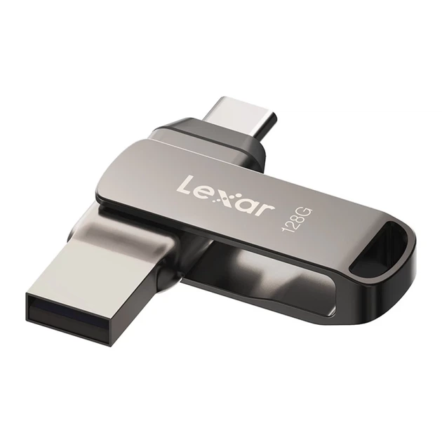 Флеш-накопичувач Lexar Dual Type-C/Type-A USB 3.1 128GB (LJDD400128G-BNQNG) - зображення 4