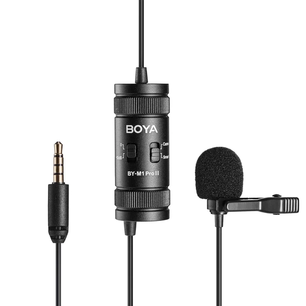 Микрофон петличный BOYA BY-M1 Pro II проводной (6974700652484) - изображение 3