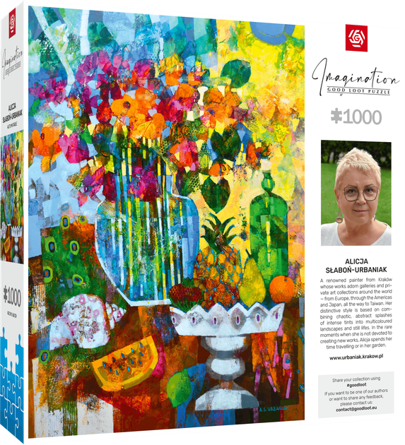 Puzzle GOOD LOOT Imagination Puzzle: Alicja Słaboń-Urbaniak Jesienny Stół 1000 elementów (5908305251668) - obraz 5