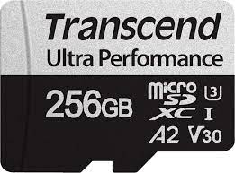Карта памяти Transcend microSDXC 340S 256GB UHS-I U3 V30 A2 + adapter SD (TS256GUSD340S) [71413] - изображение 2