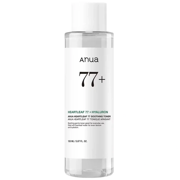 Заспокійливий тонер для обличчя Anua Heartleaf 77% Soothing Toner 250 мл 8809640730092 - Фото 3 Заспокійливий тонер для обличчя Anua Heartleaf 77% Soothing Toner 250 мл 8809640730092 - зображення 3