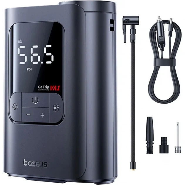 Портативный насос Baseus GoTrip VA1 Pro (C01197) Cosmic Black - изображение 6