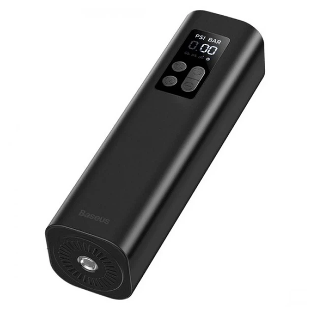 Портативный насос Baseus Super Mini Inflator Pump 3 атм ABS пластик черный - изображение 2