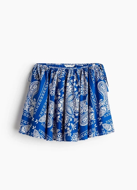 Спідниця H&M 17342 50 Синій (1225) - Фото 3 Спідниця H&M 17342 50 Синій (1225) - зображення 3