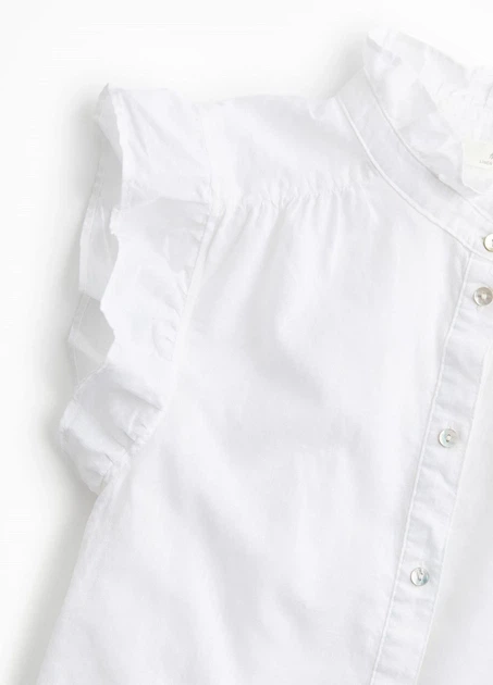 Блуза H&M 17799 Білий XL (1212) - Фото 2 Блуза H&M 17799 Білий XL (1212) - изображение 2