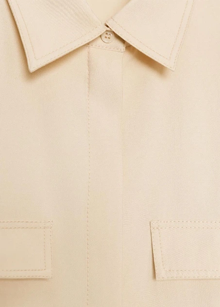 Блуза Zara 17838 Молочний XL (1063) - изображение 4