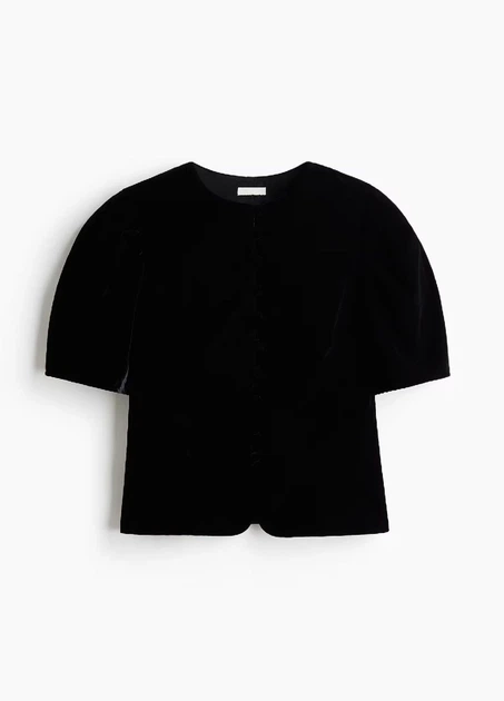 Блуза H&M 17830 Чорний XXL (1303) - зображення 3