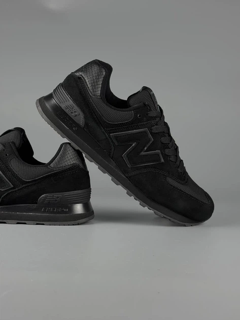 Мужские кроссовки New Balance 574 Black 42 (26.5см) - изображение 2