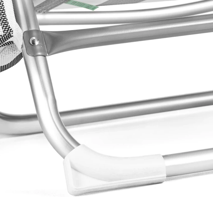 Пляжне крісло Outtec 2 в 1 з функцією шезлонга Sun Flex Сіре 186215 (5905884421758) - зображення 9