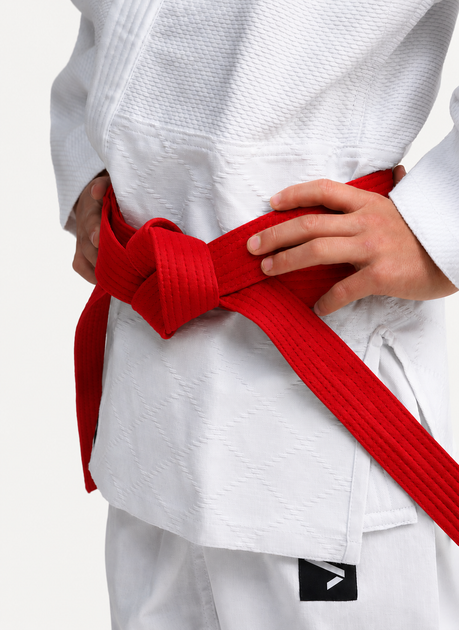 Червоний пояс IPPON GEAR серія CLUB 2 300см - Фото 5 Червоний пояс IPPON GEAR серія CLUB 2 300см - зображення 5