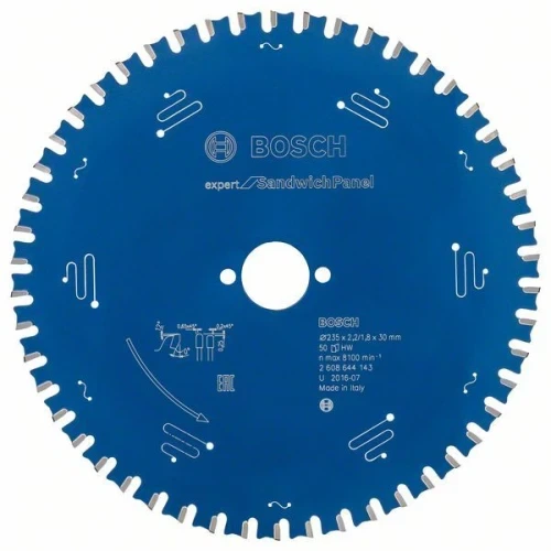 Пильный диск Bosch 235x30x50Т Expert for Sandwich Panel (2608644143) - Фото 1 Пильный диск Bosch 235x30x50Т Expert for Sandwich Panel (2608644143) - изображение 1