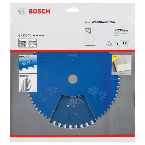 Пильный диск Bosch 235x30x50Т Expert for Sandwich Panel (2608644143) - Фото 4 Пильный диск Bosch 235x30x50Т Expert for Sandwich Panel (2608644143) - изображение 4