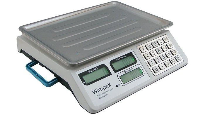 Весы аккумуляторные торговые электронные Wimpex WX-5004 до 50 кг. шаг 2 грамма с ручкой - Фото 1 Весы аккумуляторные торговые электронные Wimpex WX-5004 до 50 кг. шаг 2 грамма с ручкой - изображение 1