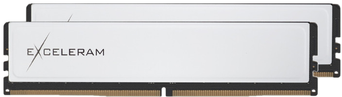 Оперативная память Exceleram 32GB (2x16GB) DDR5 6000MHz Sark White (EBW50320604040CD) - Фото 1 Оперативная память Exceleram 32GB (2x16GB) DDR5 6000MHz Sark White (EBW50320604040CD) - изображение 1