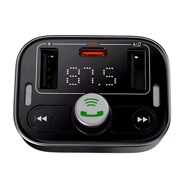 FM-трансмиттер Baseus S-09 Pro автомобильный зарядник с Bluetooth для музыки и быстрой зарядки устройств - изображение 3