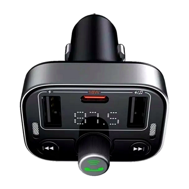 FM-трансмиттер Baseus S-09 Pro автомобильный зарядник с Bluetooth для музыки и быстрой зарядки устройств - изображение 6
