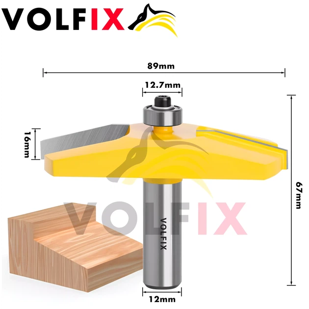 Фреза фігірейна горизонтальна для виготовлення фільонки VOLFIX FZ-120-973 d12 (FZ-120-973 d12) - изображение 2