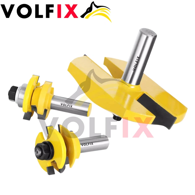 Комплект фрез №10 VOLFIX з 3-х фрез для мебельної обв'язки з фільонкою (FZ-120-901 + FZ-120-953 d12) - изображение 7