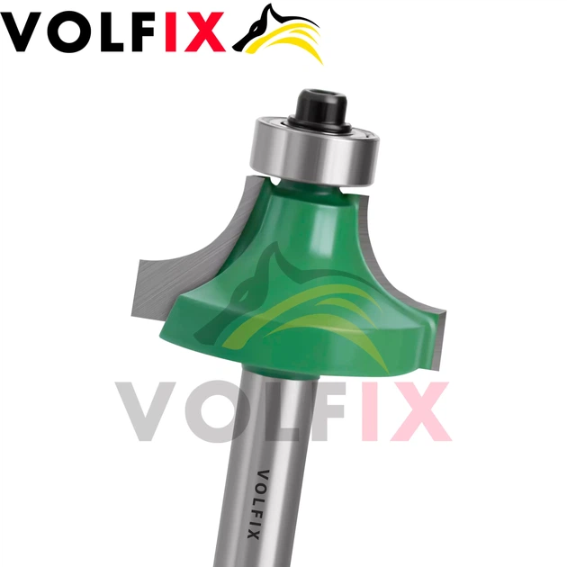 Фреза радіусна для заокруглення кромки VOLFIX R10 d8 ((FZ-17) R10 d8) - Фото 6 Фреза радіусна для заокруглення кромки VOLFIX R10 d8 ((FZ-17) R10 d8) - изображение 6