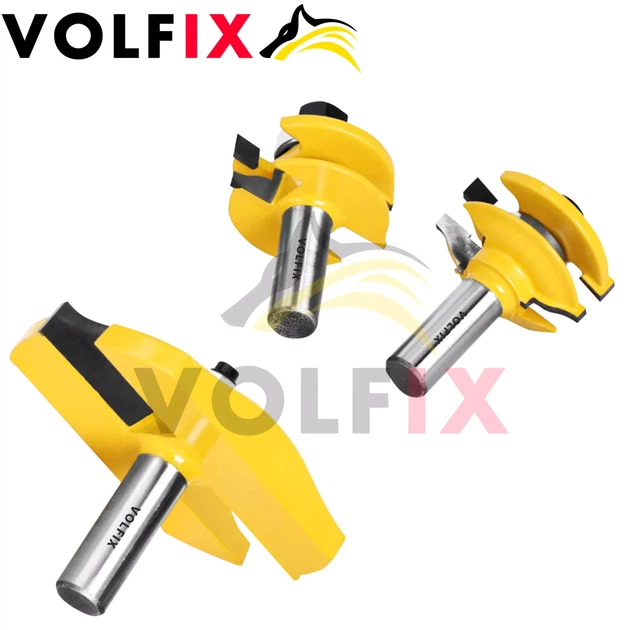 Комплект фрез №9 VOLFIX з 3-х фрез для мебельної обв'язки з фільонкою (FZ-120-900 + FZ-120-953 d12) - Фото 5 Комплект фрез №9 VOLFIX з 3-х фрез для мебельної обв'язки з фільонкою (FZ-120-900 + FZ-120-953 d12) - зображення 5