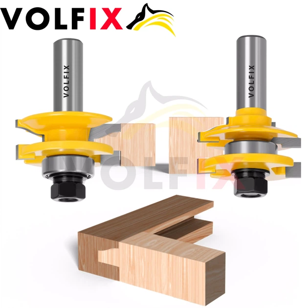 Комплект фрез №9 VOLFIX з 3-х фрез для мебельної обв'язки з фільонкою (FZ-120-900 + FZ-120-953 d12) - Фото 8 Комплект фрез №9 VOLFIX з 3-х фрез для мебельної обв'язки з фільонкою (FZ-120-900 + FZ-120-953 d12) - зображення 8