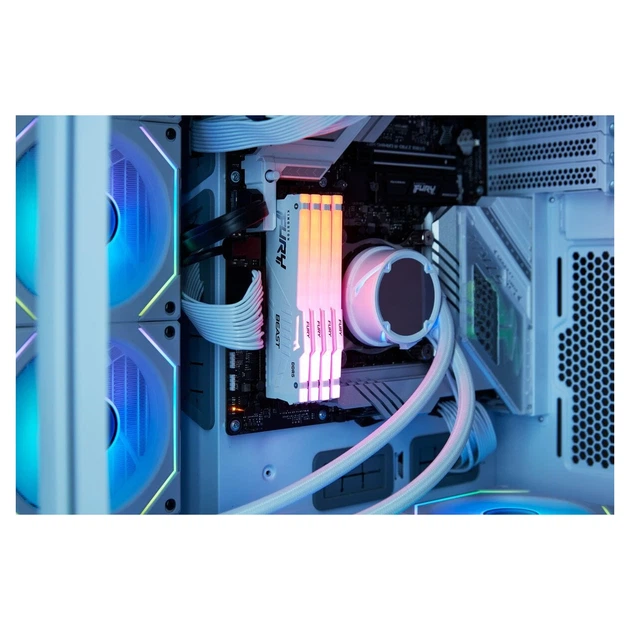 Модуль памяти Kingston FURY Beast White RGB DDR5 6400 32GB (2x16GB) (KF564C32BWEAK2-32) - изображение 5