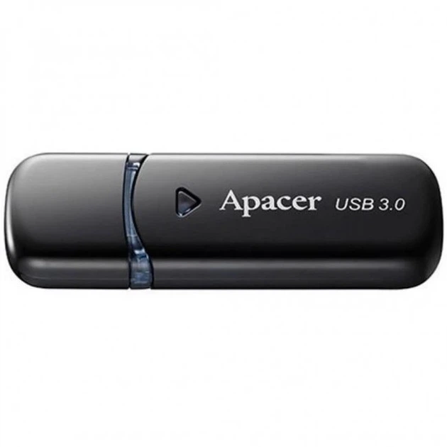 Флеш-накопичувач Apacer USB 3.2 Gen 1 AH355 32Gb Black - Фото 1 Флеш-накопичувач Apacer USB 3.2 Gen 1 AH355 32Gb Black - зображення 1