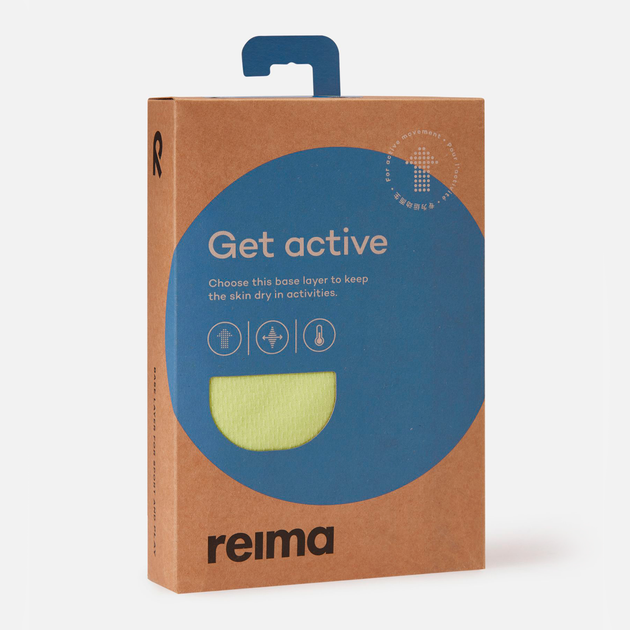 Детский комплект термобелья унисекс Reima Lani 5200031A-8290 120 см Салатовый (6438557373584) - изображение 8