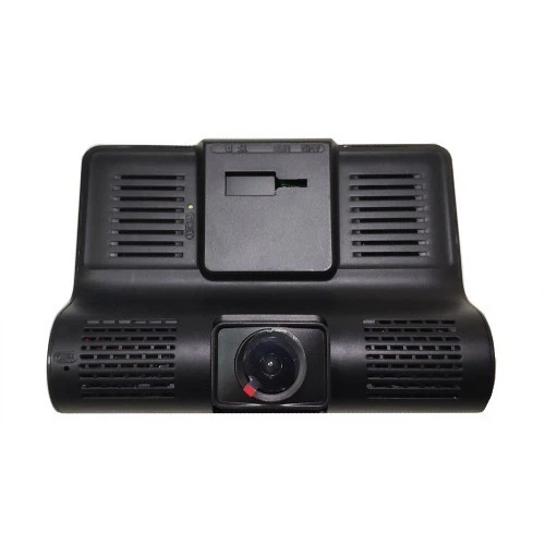 Відеореєстратор G42 з камерою заднього виду, 3 камери, 4" дисплей, Full HD 1080p, нічна зйомка, G-сенсор - изображение 4