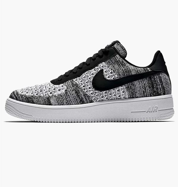 Кросівки NK Air Force 1 Flyknit 2.0 сірий 41 - Фото 2 Кросівки NK Air Force 1 Flyknit 2.0 сірий 41 - зображення 2