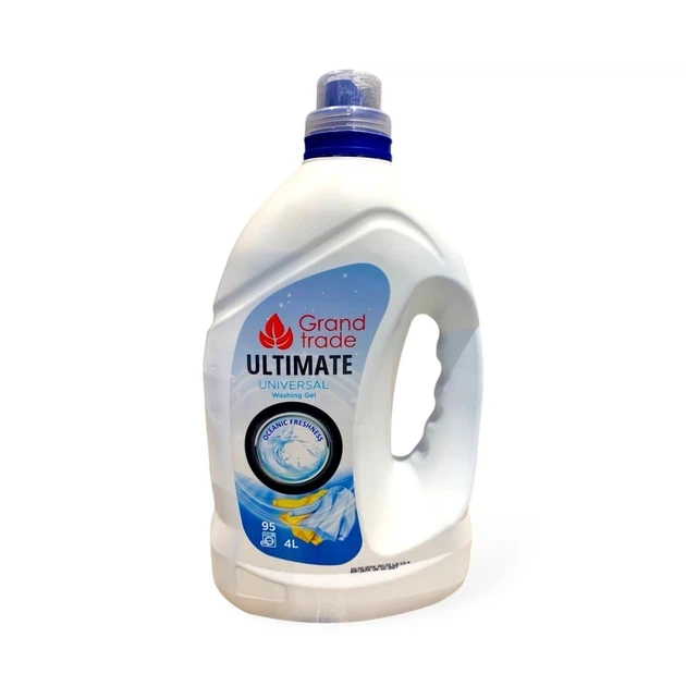 Гель для прання GRAND TRADE ULTIMATE UNIVERSAL 4 л - Фото 1 Гель для прання GRAND TRADE ULTIMATE UNIVERSAL 4 л - зображення 1