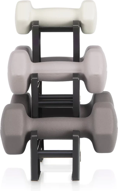 Zestaw hantli neoprenowych na stojaku Gymtek G-05295 (5905399052959) - obraz 3
