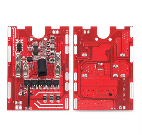 BMS Li-ion 5S 18/21 V 50A потужна плата акумулятора Макіта bms 5 mos - зображення 5